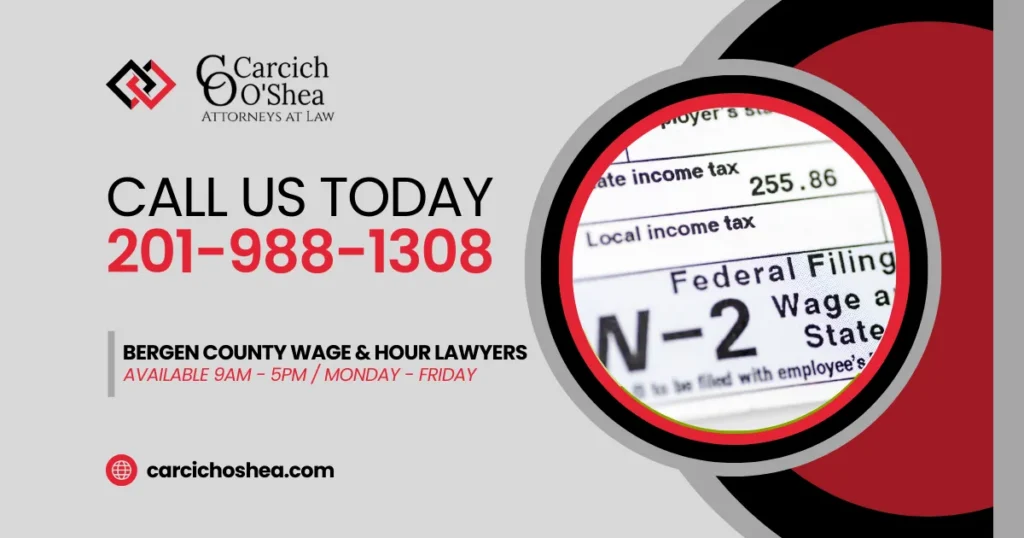 Bergen County Wage & Hour Lawyers